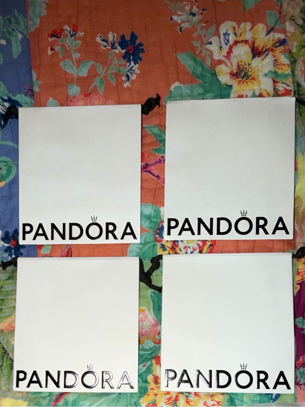Lot of 4 Authentic New Pandora Foldable Bags